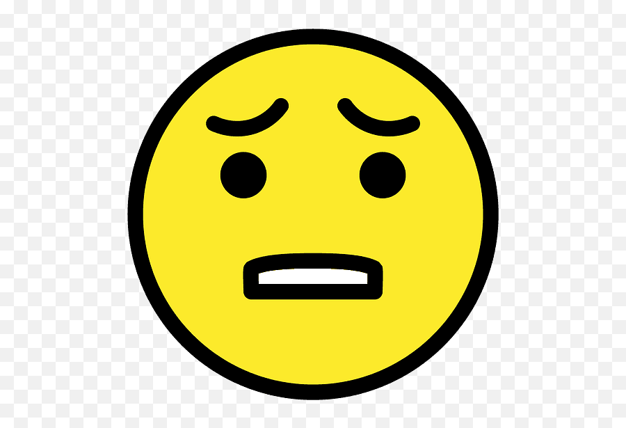 Anguished Face - Concerned Face Emoji,Emoji Codes