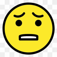 Anguished Face - Concerned Face Emoji,Emoji Codes
