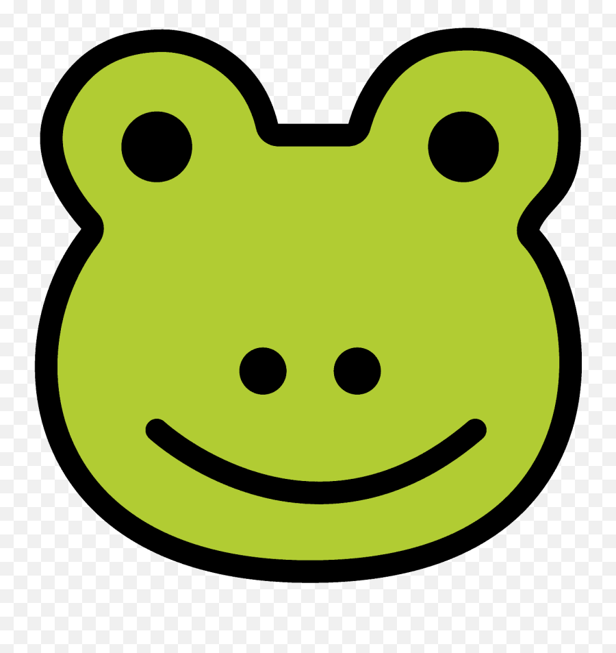 Frog Emoji Clipart Free Download Transparent Png Creazilla - Openmoji,Bear Emoticon