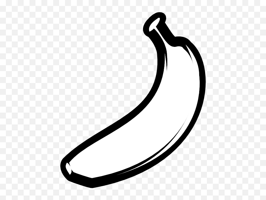 Bananawitch About A Naked Banana - Banana Outline Emoji,Banana Peel Emoji