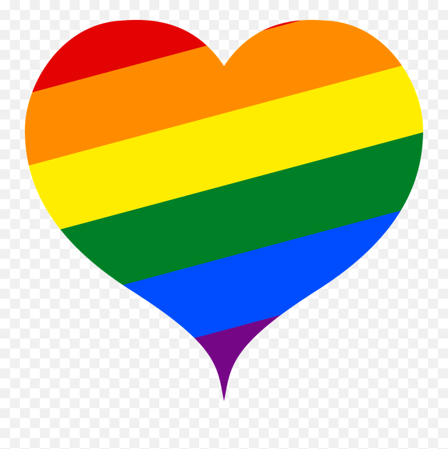 Free Same Gay Vectors - Heart Gay Pride Flag Emoji,Free Gay Emoji