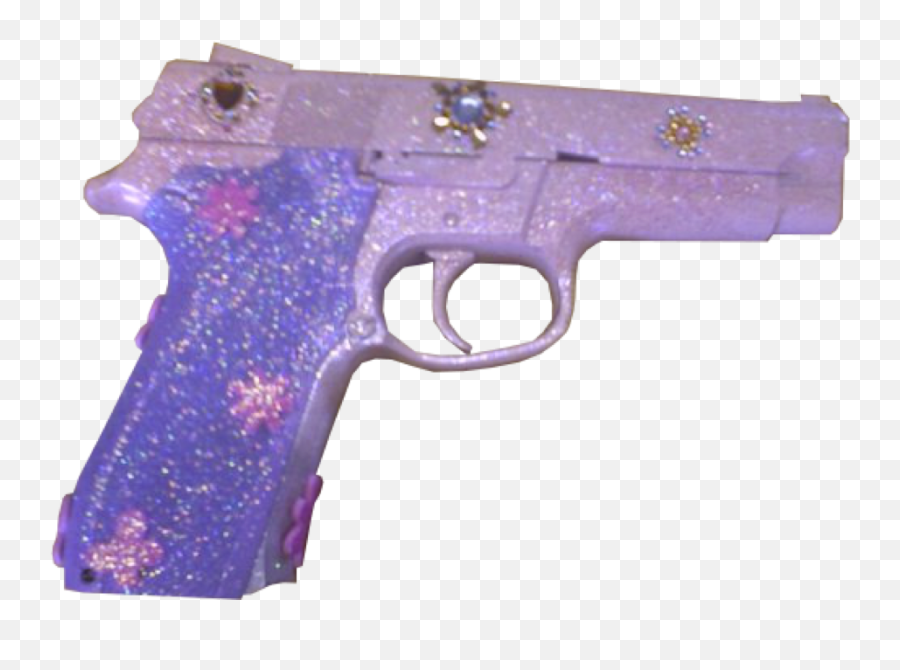 Vaporwave Gun Purple Sticker - Solid Emoji,Emojis Stickers And Grips