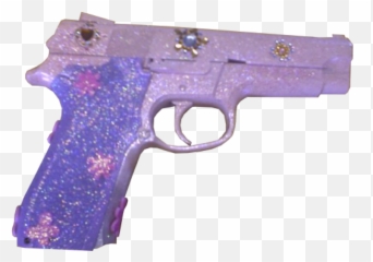 Vaporwave Gun Purple Sticker - Solid Emoji,Emojis Stickers And Grips