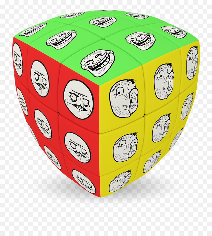 Fun V - Collections Rotational Cubes Clever Twisty Puzzle Meme Cube Emoji,Funky Emotions Who Are They