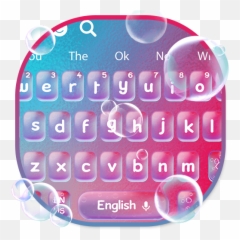 Colourful Glass Bubble Keyboard Theme - Dot Emoji,Hent Sjove Emojis Gratis