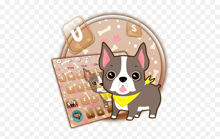 French Bulldog Keyboard - Apps En Google Play Boston Terrier Emoji,Bulldog Emojis