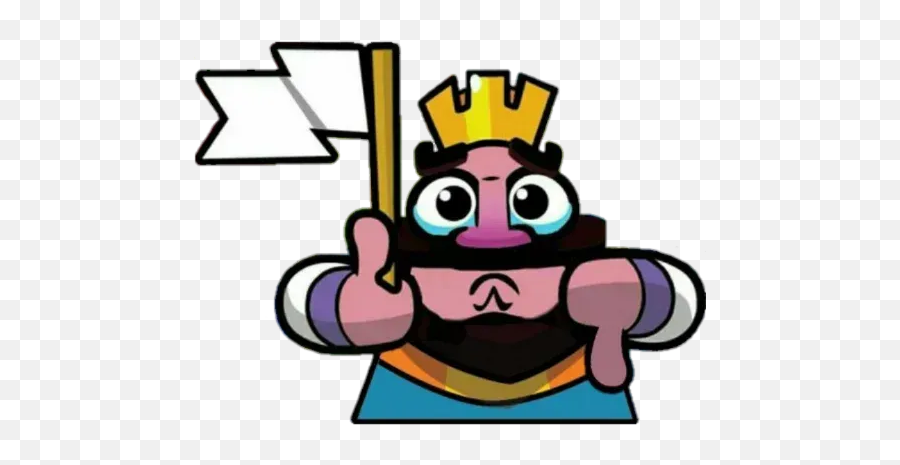 Clash Royale Whatsapp Stickers - Stickers Cloud Clash Royale Clipart Emoji,Clash Royale What Does The Crown Emoticon Mean