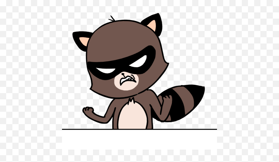 Gifs De Ira - Angry Raccoon Gif Emoji,Imagenes De Emoticon Con Gafas Gif