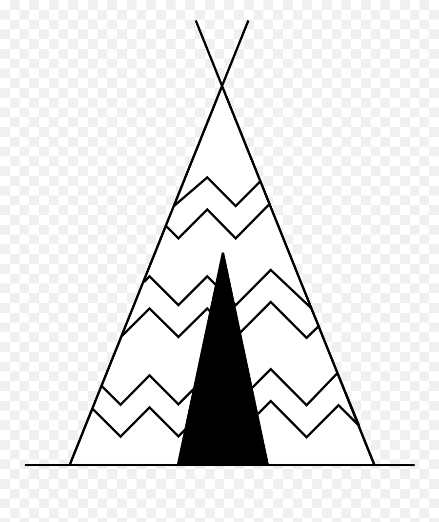 Tee Pee Clipart - Clipart Suggest Simple Tee Pee Drawing Emoji,Royalty Free Emotion Drawings