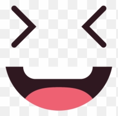 Simple Squinting Emoticon Face - Rosto Emoticon Png Emoji,Squinting Emoji