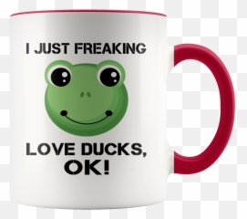 Funny Gift Coffee Mugs - I Just Freaking Love Frogs Animal Magic Mug Emoji,It Geek Emoticon