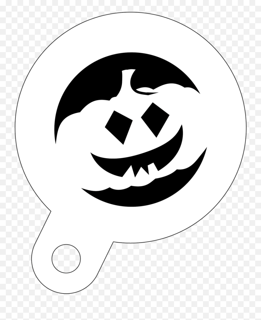 Cappuccino Halloween Pumpkin Coffe - Dot Emoji,Easy Emojis Pumkin Stencils