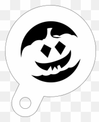 Cappuccino Halloween Pumpkin Coffe - Dot Emoji,Easy Emojis Pumkin Stencils