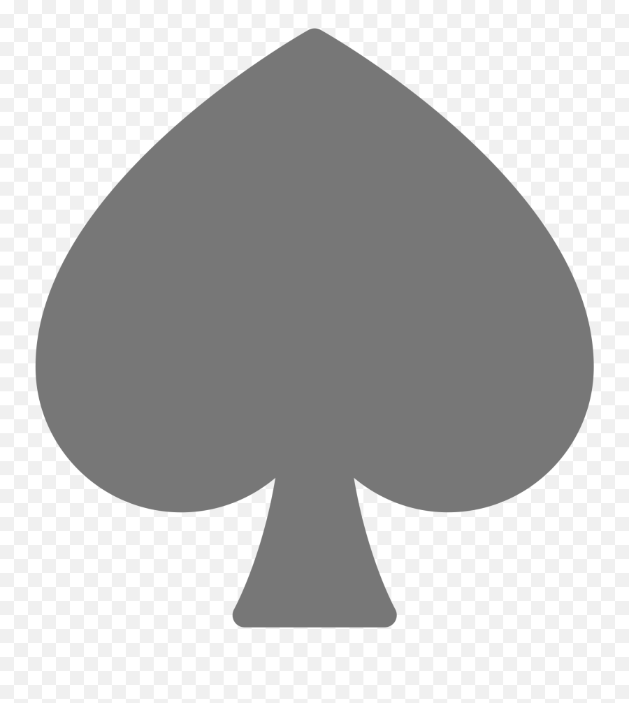 Spade Suit Emoji - Spade Png,Ace Of Spades Emoji