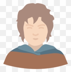 Elijah Wood Frodo Frodo Baggins Lord - Hair Design Emoji,Lord Of The Rings Emoji