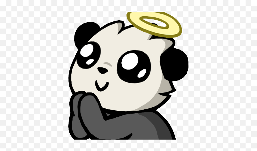 Bahroo Twitch Emotes - Cute Panda Emoji Discord,Orgasm Emoji