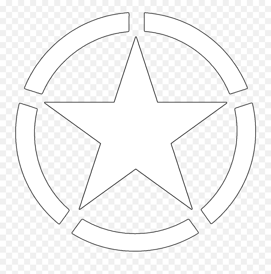 1 Star General Rank - Clip Art Library Us Army Star Png Emoji,Army Skull Emoticons