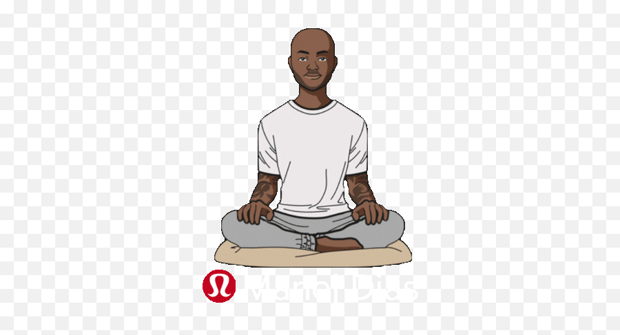 Pin - Black Person Meditating Gif Emoji,Football Player Emoji Raiders