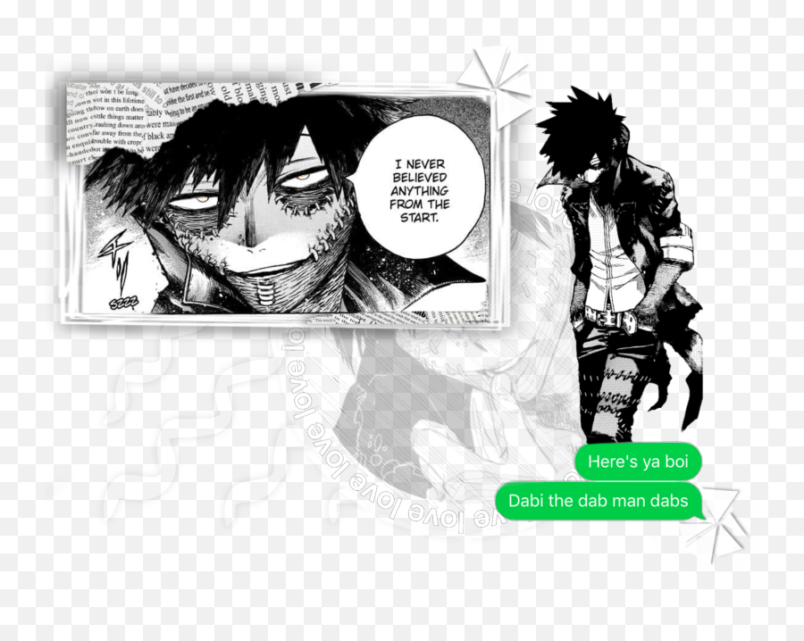 The Most Edited Dabiedit Picsart - Dabi Manga Panels Emoji,My Hero Acadamia Dabi Emoji