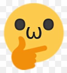 Sticker Maker - Emoji Pensando By Yessy Emoji,Ketchup Bottle Emoticon