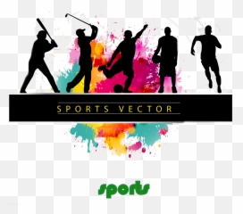 Silhouette Poster Dynamic Sports Figures Sport Clipart - National Sports Day Vector Emoji,Emotion Posters Copyright Free