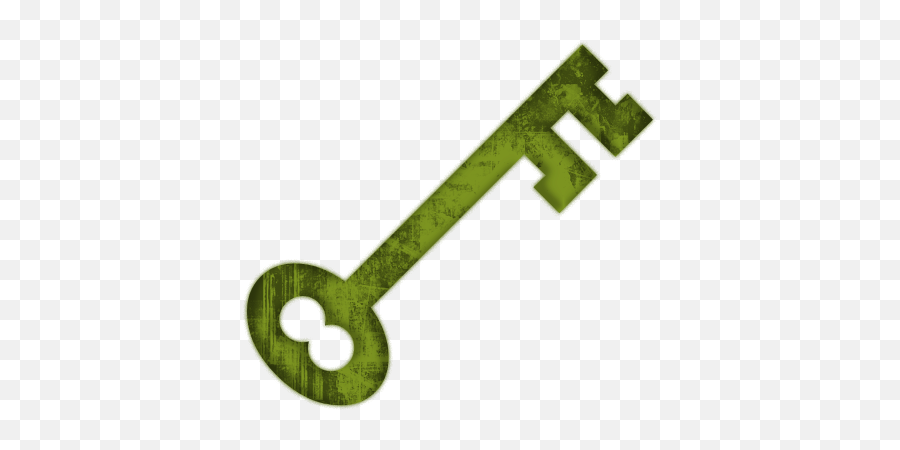 Skeleton Key Clip Art Clipart - Green Key Emoji,Key Emoji Transparent