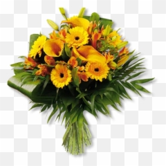 Yellow Flowers Ykinanah Sticker Pack - Stickers Cloud Bouquet Flowers No Background Emoji,Sun Flower Emojis