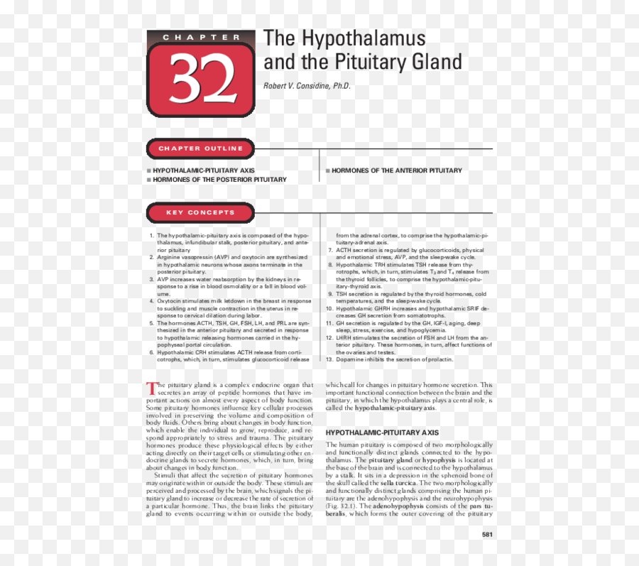 Hypothalamus And The Pituitary Gland - Dot Emoji,