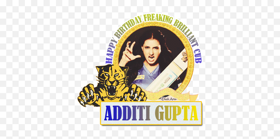 Happy Birthday Freaking Brilliant Cub Additi Gupta Bcl - Language Emoji,Awl Emoticon