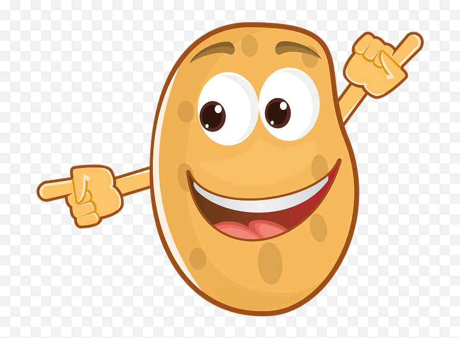 Potato Cartoon Character Comic Png Picpng Emoji,Emoticon Comic