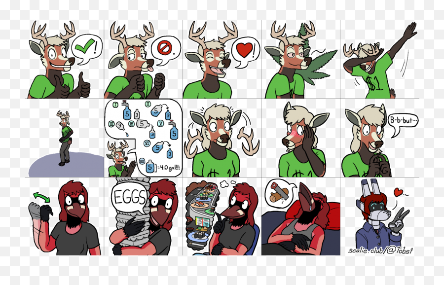 Cloverclaudia Telegram Sticker Set U2013 Lobstworkscom Emoji,Cartoon Bird Emotion