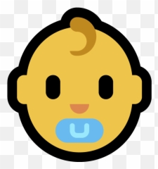 Emoji Baby No Background Clipart - Transparent Emoji Baby,Baby Emoji Png