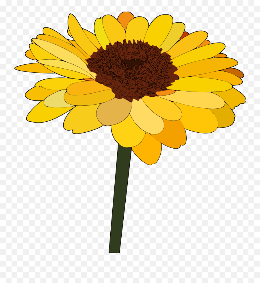 Free Sunflower School Cliparts Download Free Clip Art Free - Sunflower Png Cartoon Emoji,Sun Flower Emoji