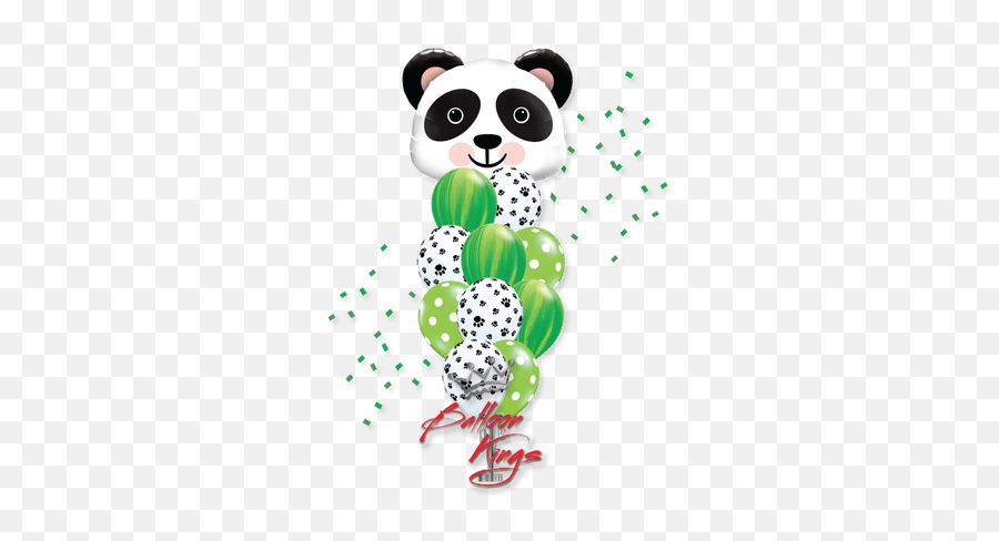 Panda Large Bouquet Emoji,Single Emojis Dotted