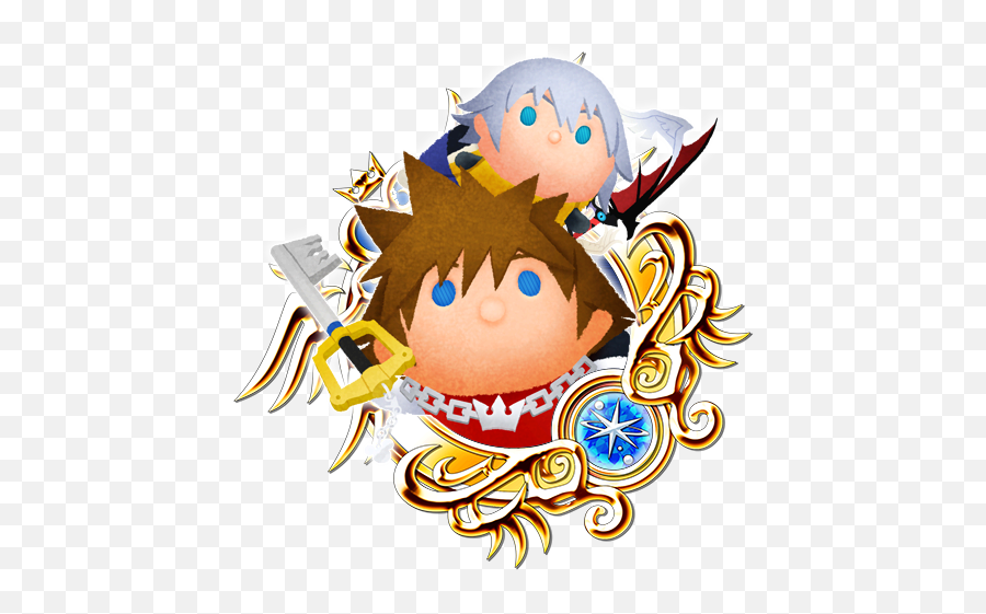 Tsum Tsum Sora U0026 Riku - Khux Wiki Emoji,What Do Lightning Clouds Do In Emoji Blitz