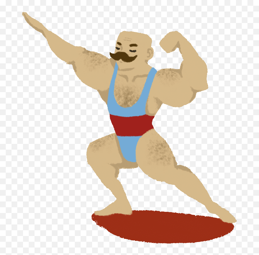 Artstation - Muscle Man Assets Sydnie Labrousse Emoji,Emoticons Bodybuilder Gifs