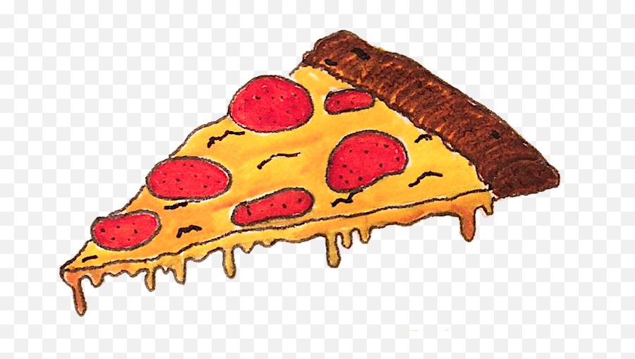 Nyc Doodled Stickers - Pizza Emoji,Pizza Tent Emoji