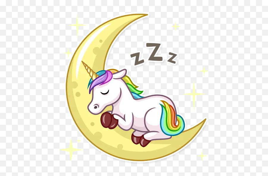 Unicorn - Telegram Sticker Unicorn Emoji,Unicorn Emoji Sticker