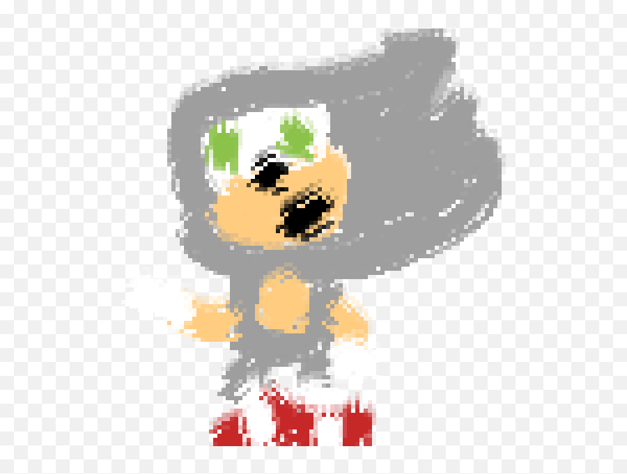 Sonic By Gamer1000 - Pixilart Emoji,Sonic Run Emoji