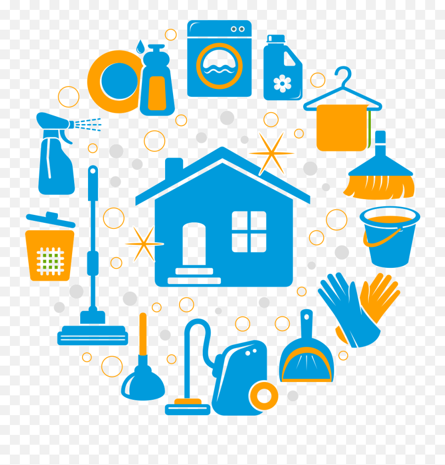 House Cleaning Png Transparent - Cleaning Service Vector Png Emoji,House Cleaning Emoji