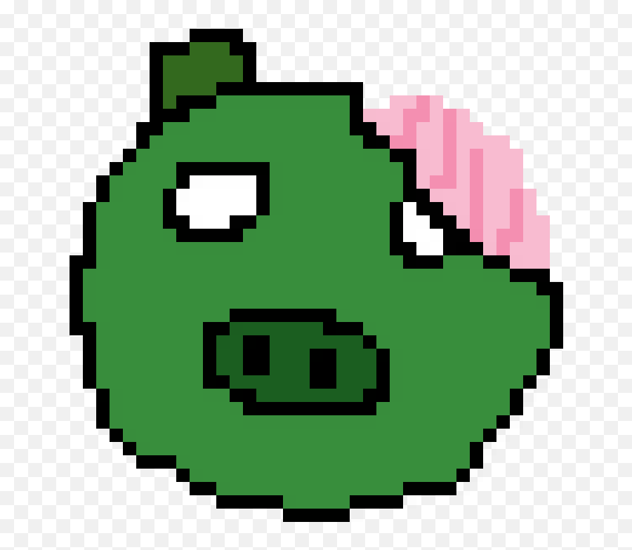 Pixilart - Zombie Piggy New By Paradoxcreation Spiderman Logo Sprite Art Emoji,Piggy Emoticons