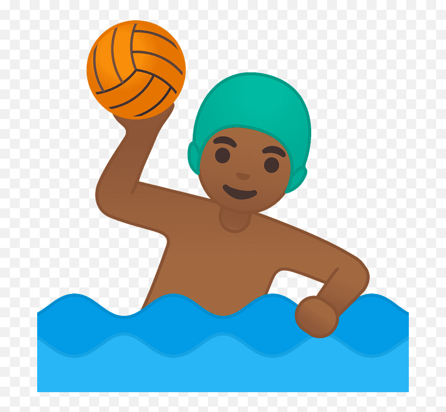 Man Playing Water Polo Emoji Clipart Free Download - Grotto Inc,Water Emoji Png