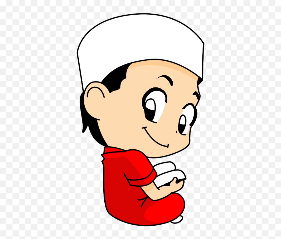 Muslim Islam Cartoon Emotion Arm For Ramadan - 500x700 Happy Emoji,Yellow Emotion