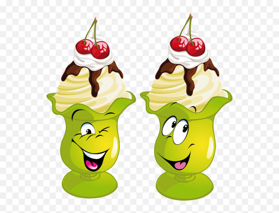 Glace Ice Cream - Clipart Eisbecher Emoji,Emoji Ice Cream Sundae