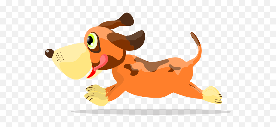 Lovable Pets - Running Dog Cartoon Transparent Emoji,Dog Emotion 50% Up