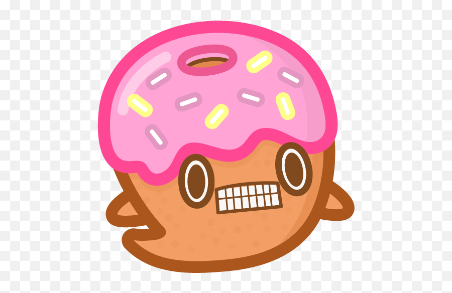 Donut Ghost - Donut Ghost Emoji,Apple Iphone Emoticon Zany