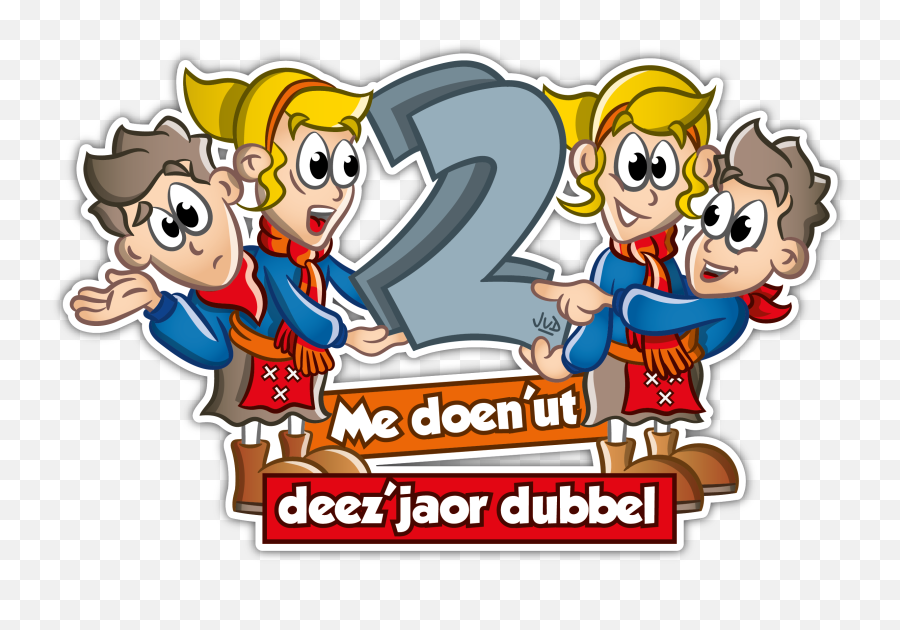 Stichting Kielegat - Me Doen Ut Deez Jaor Dubbel Emoji,Tiner And Emoticons