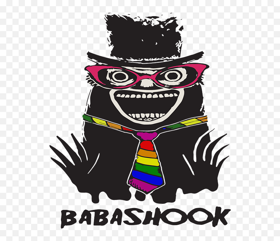 Babashook Gay Pride Lgbt Babadook Tee Icon Queen Dook Cult Film Gay Shower Curtain - Babashook Emoji,Gay Pride Emoticon