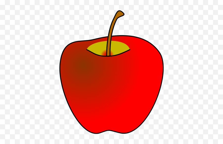 Apple Outline Png Svg Clip Art For Web - Download Clip Art Okul Öncesi Elma Çizimi Emoji,Clipart Of Apple Clock Emojis
