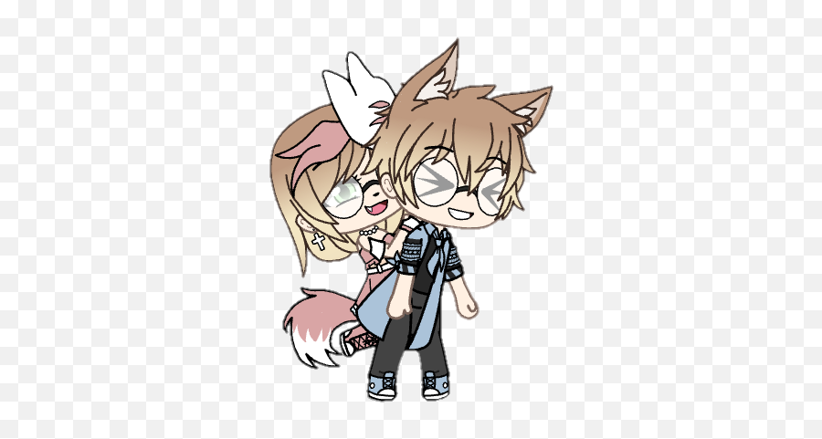 Casal Kawaii Romantico Gachalife - Gacha Life Fotos De Casal Emoji,Imagens De Pets [emojis ...]